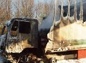VU A 4 Rich Aachen AK West brannten LKW PKW P154
